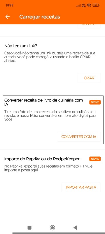 Convert Recipe from Cookbook with AI